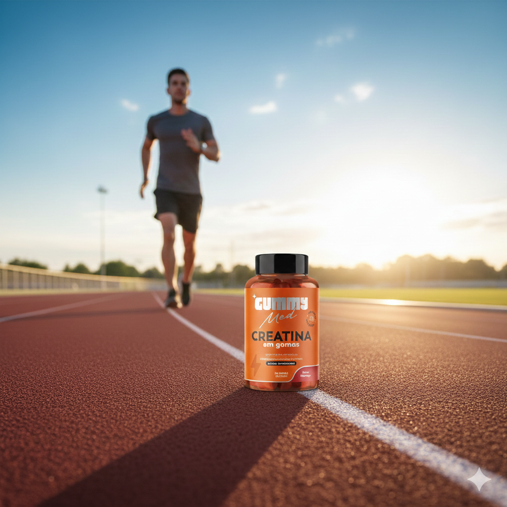 Gummy na pista de atletismo