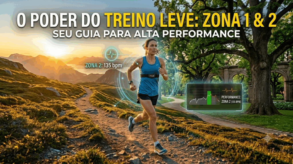 O poder do treino leve por que a zona1 e a zona 2 são as chaves para a alta performance