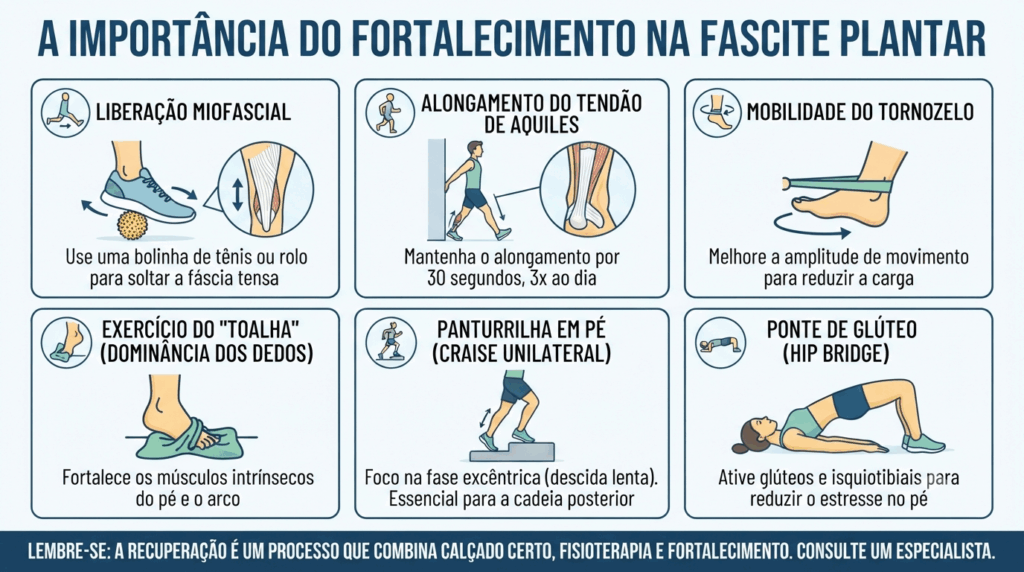 Fortalecimento fascite plantar